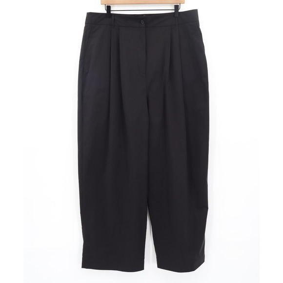 Reformation Pants - Reformation X Laura Harrier Women's Danielle Oversized Trousers Black Sz 12 NEW
